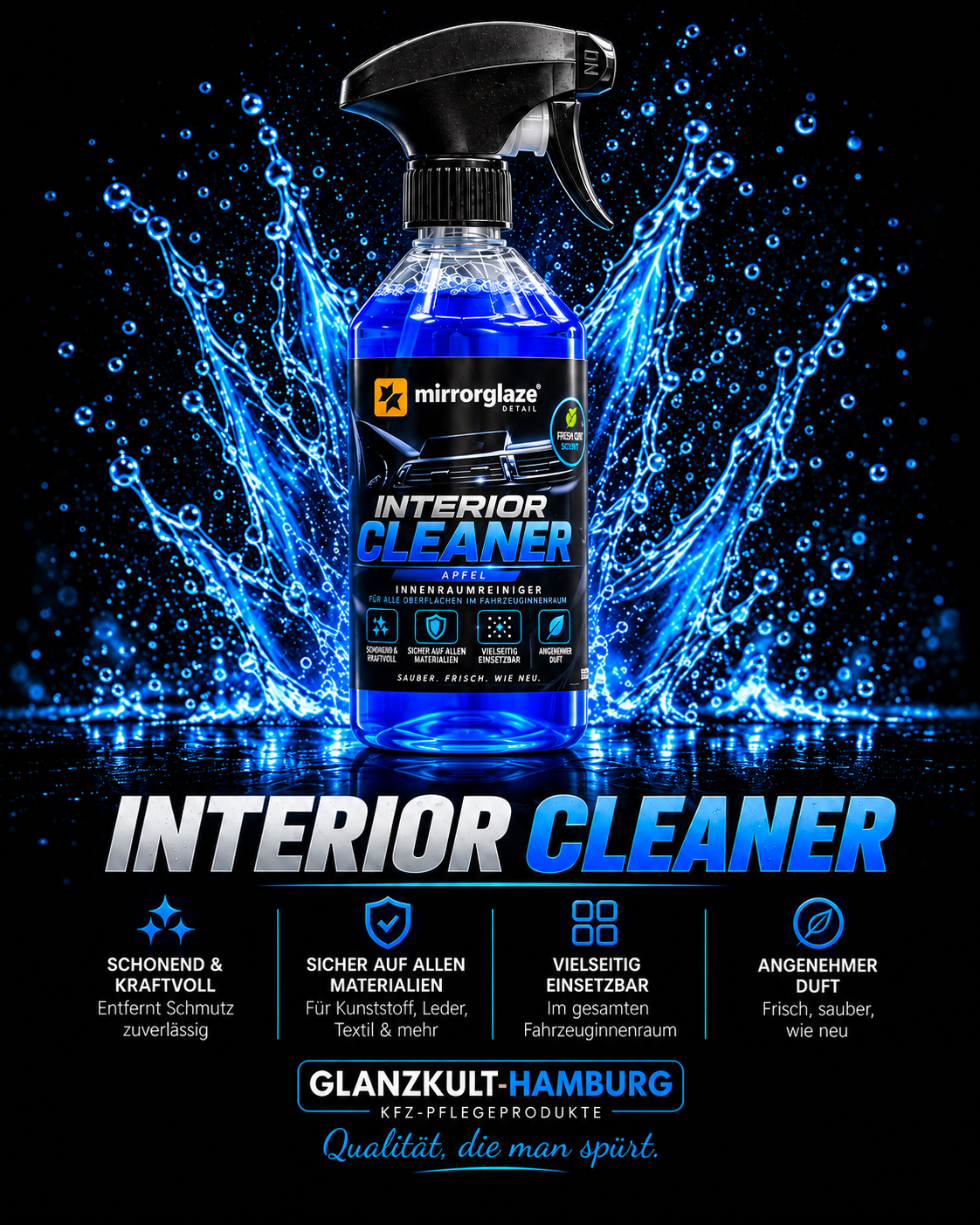 MGD Interior Cleaner Apfelduft (250 / 500 ml) – MirrorGlaze Detail