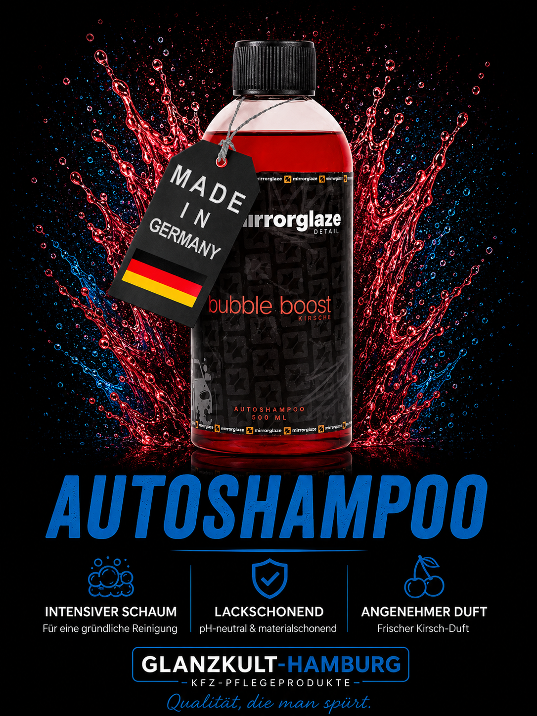 MGD Bubble Boost Shampoo (500 ml) – MirrorGlaze Detail
