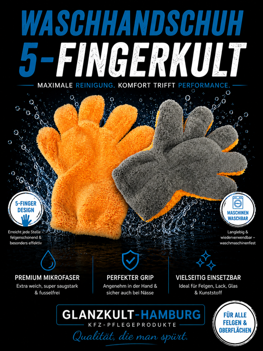 GKH Waschhandschuh „5-FingerKult“